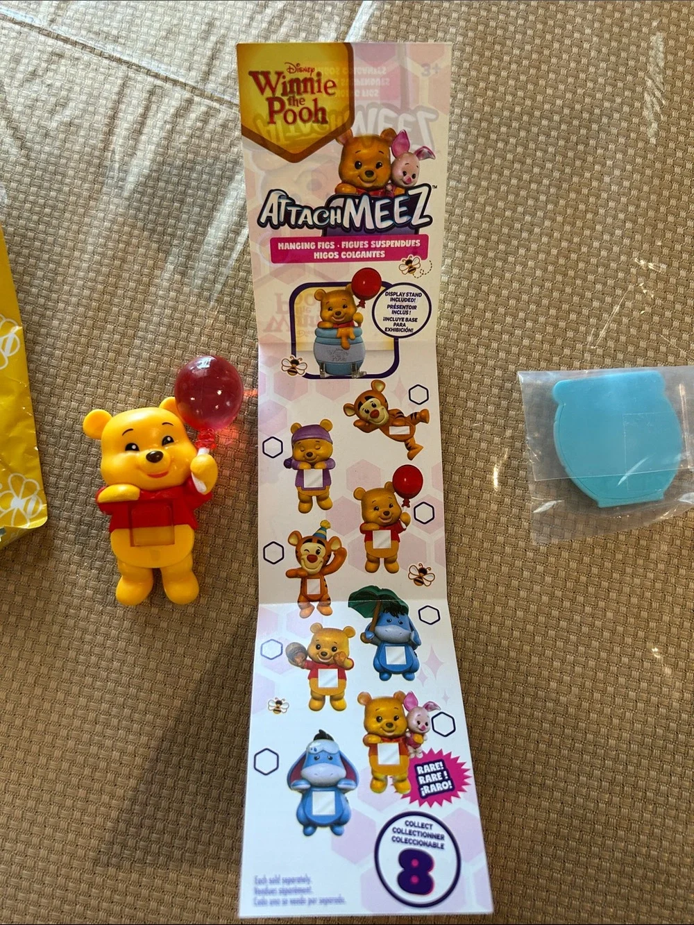 Winnie the Pooh with Red Ballon Attachmeez